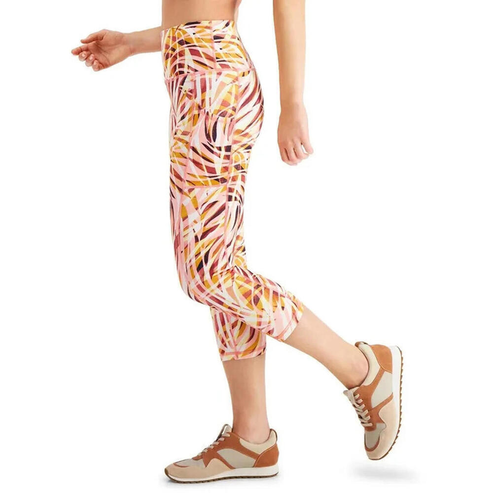 Ideology Women's Performance Printed Cropped Leggings S - Picture 2 of 4